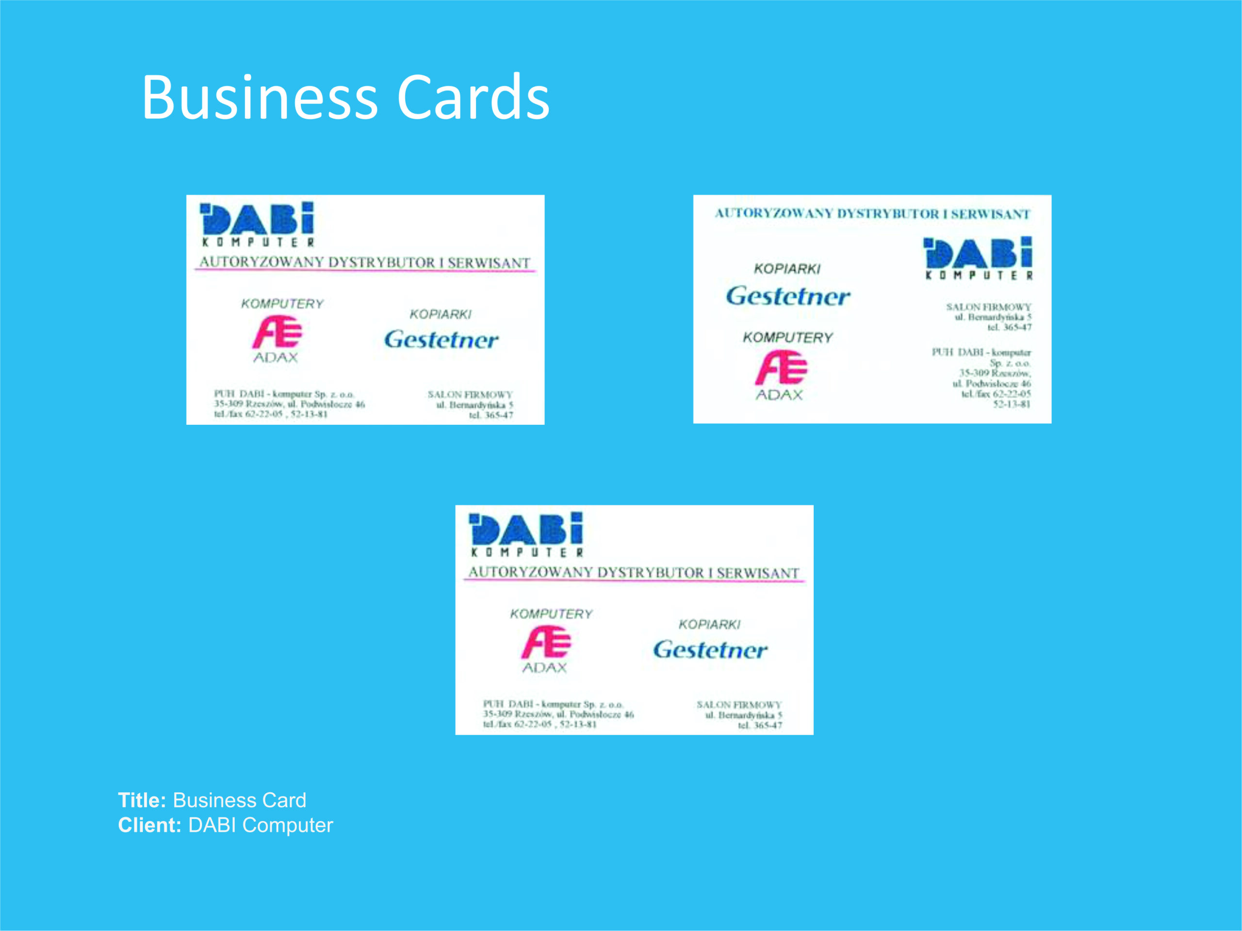 Business Card DABI